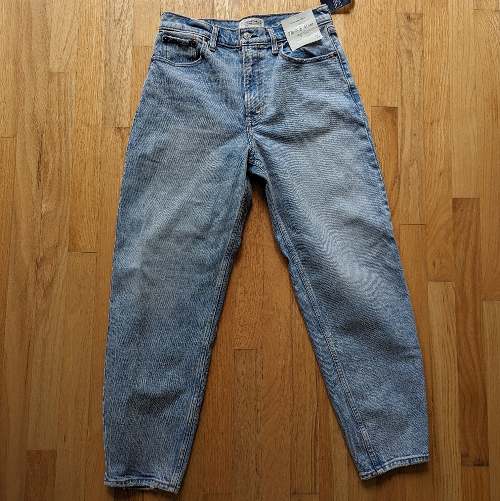 Abercrombie High Rise Mom Jeans